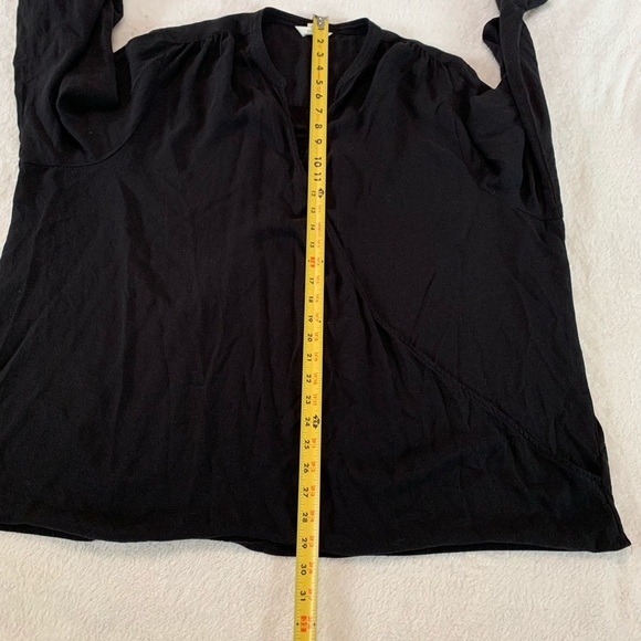 Terra & Sky Black Blouse Size 3X (24W-26W) - Picture 11 of 17